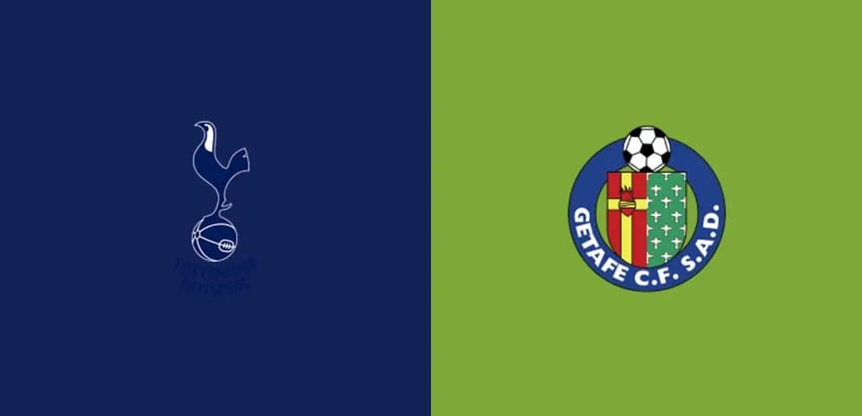 Tottenham Hotspur and Getafe CF logos side by side