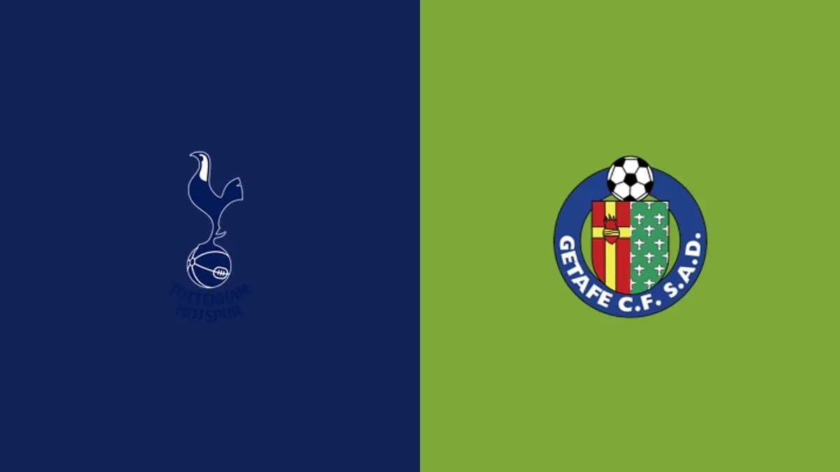 Tottenham Hotspur and Getafe CF logos side by side