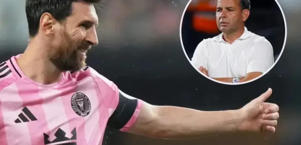 Lionel Messi celebrating during a match