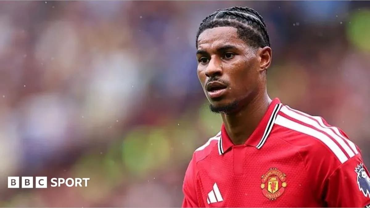 Manchester United player during match at stadium