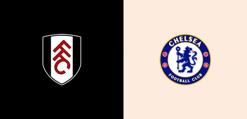 Fulham and Chelsea club logos side by side