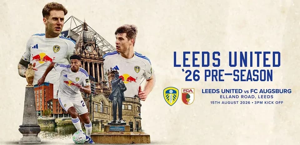 Leeds United players featured for pre-season match announcement