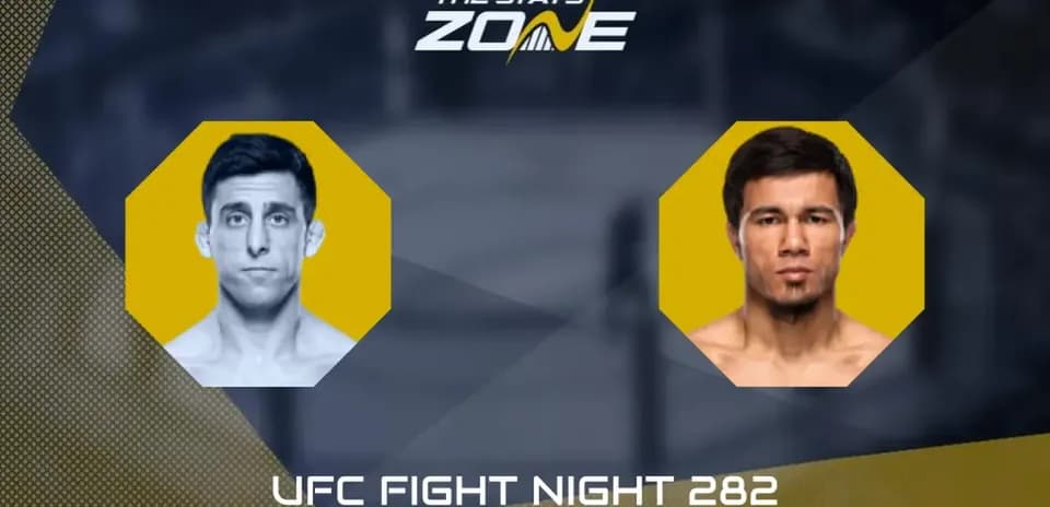 UFC Fight Night 282 fighter profiles side by side
