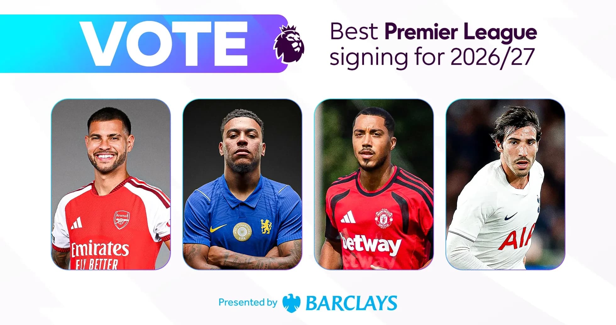 Four players nominated for Premier League signing award