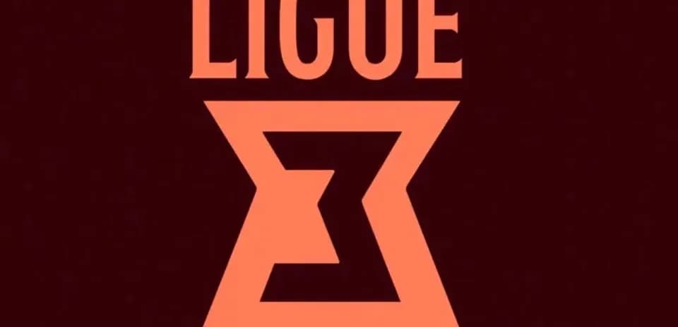 Ligue 3 logo with FFF branding