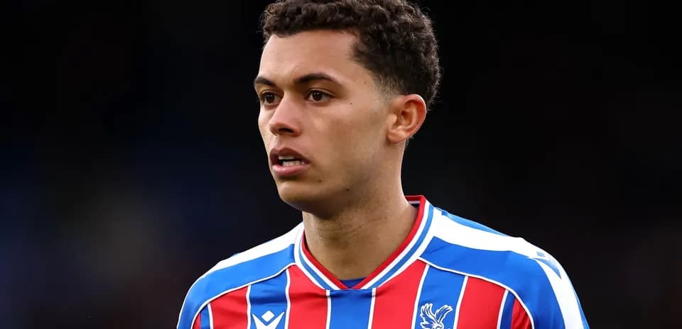 Futbolchi Crystal Palace formasida maydonda