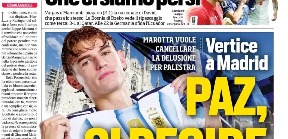Futbolchi kiyimda yigit suratida, Madridga safar haqida
