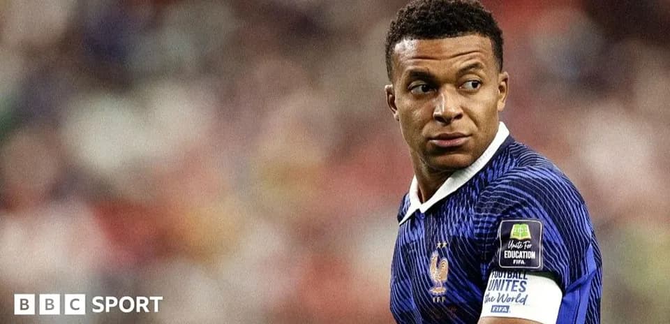 Kylian Mbappé in France national team jersey