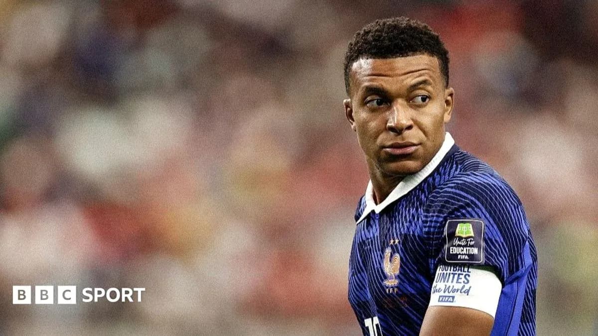 Kylian Mbappé in France national team jersey