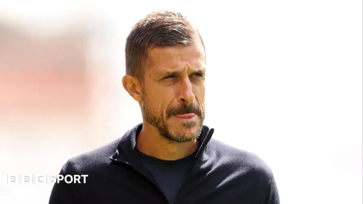 Men's football coach during training session