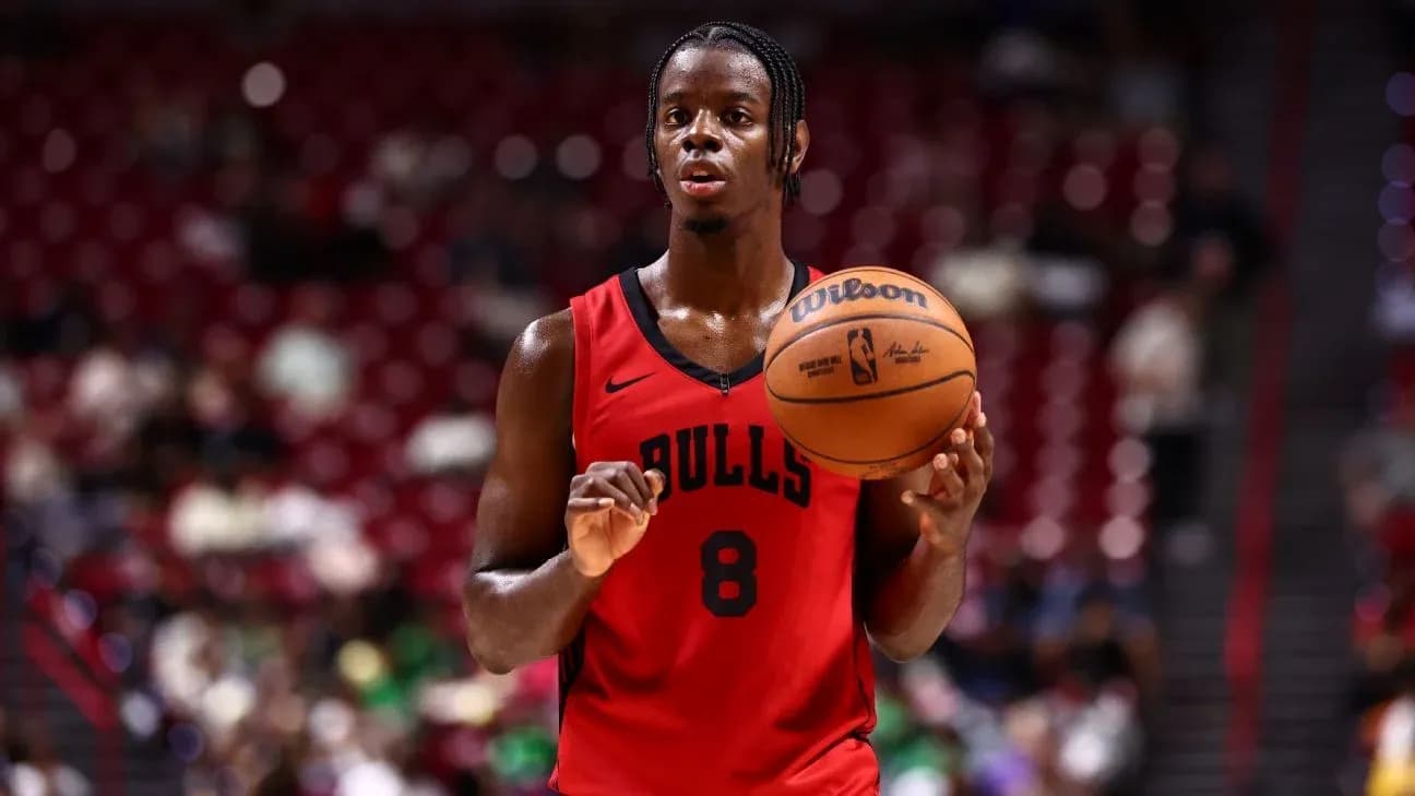 Bulls player preparing to shoot basketball during game