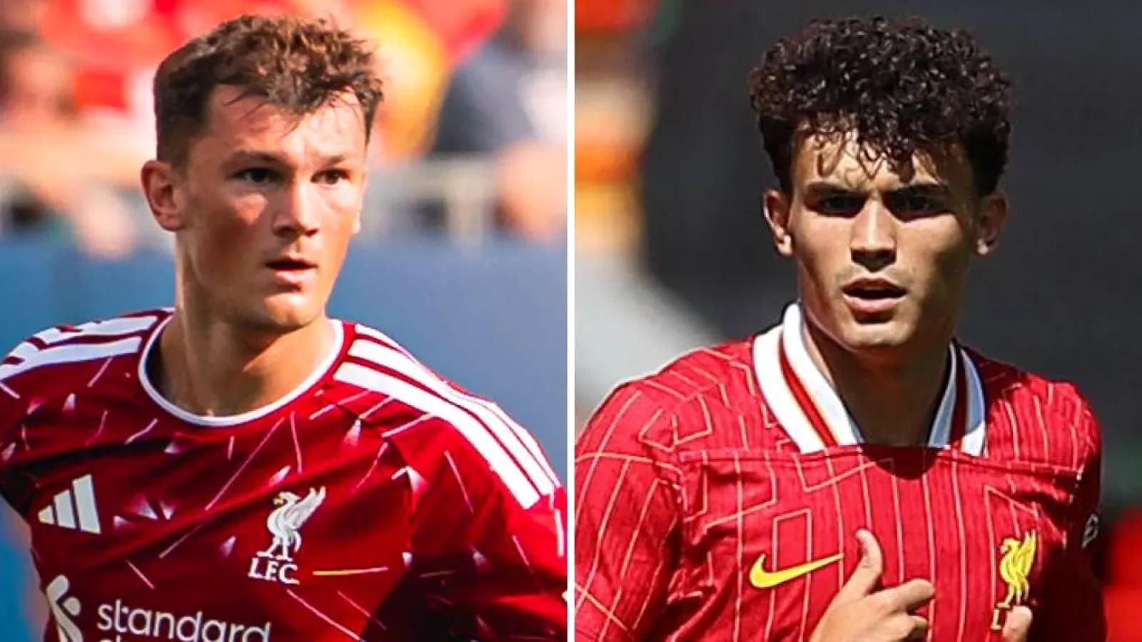 Ikkita futbolchi LFC formasida maydonda
