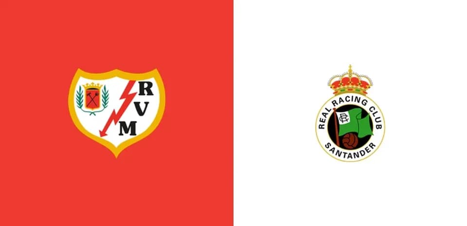 Logotiplar: Rayo Vallecano va Real Racing Club