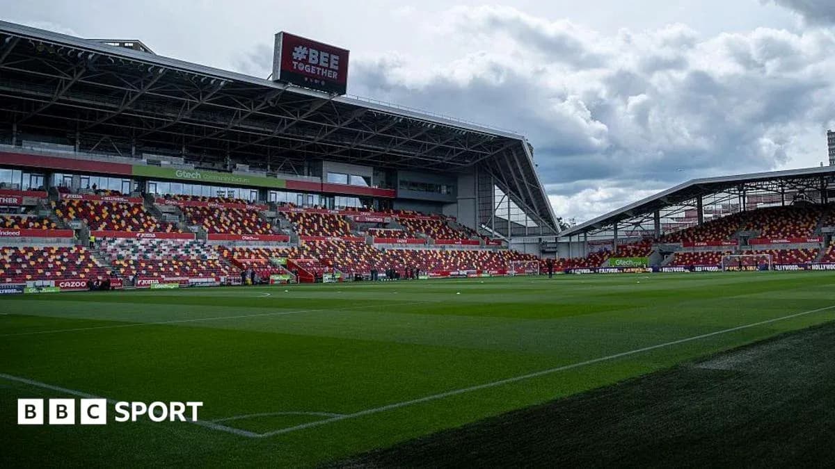 Brentford Community Stadium interior with empty seats