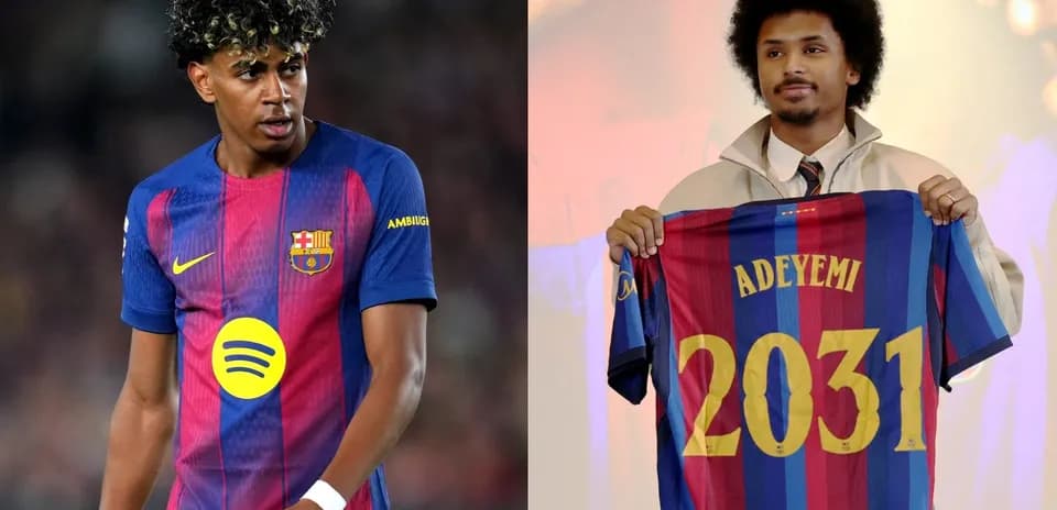 Barcelona player in kit and new signing presentation