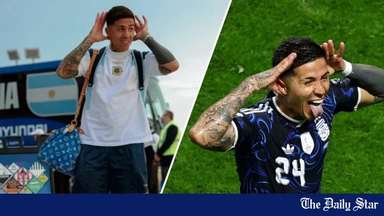 Futbolchi Argentina yutganda xursand bo'lib turibdi