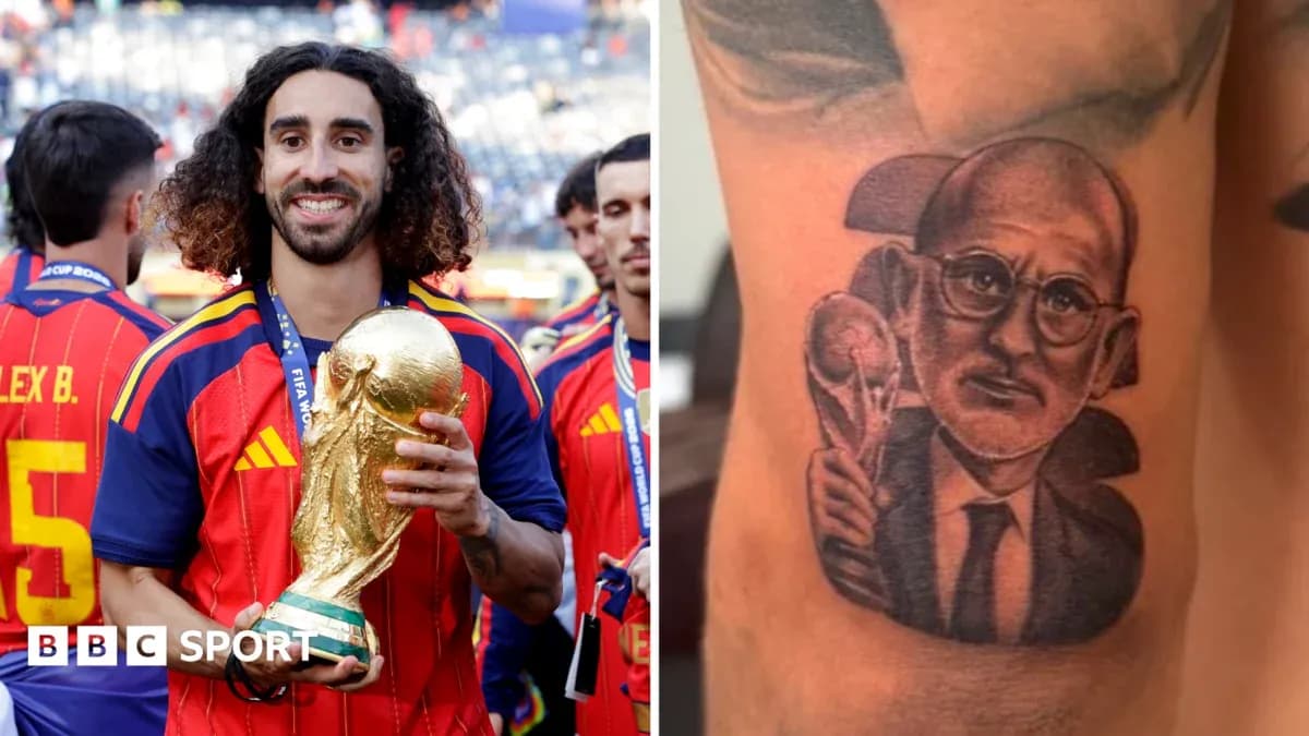 Futbolchi Jahon Kubogi bilan, tatuirovka
