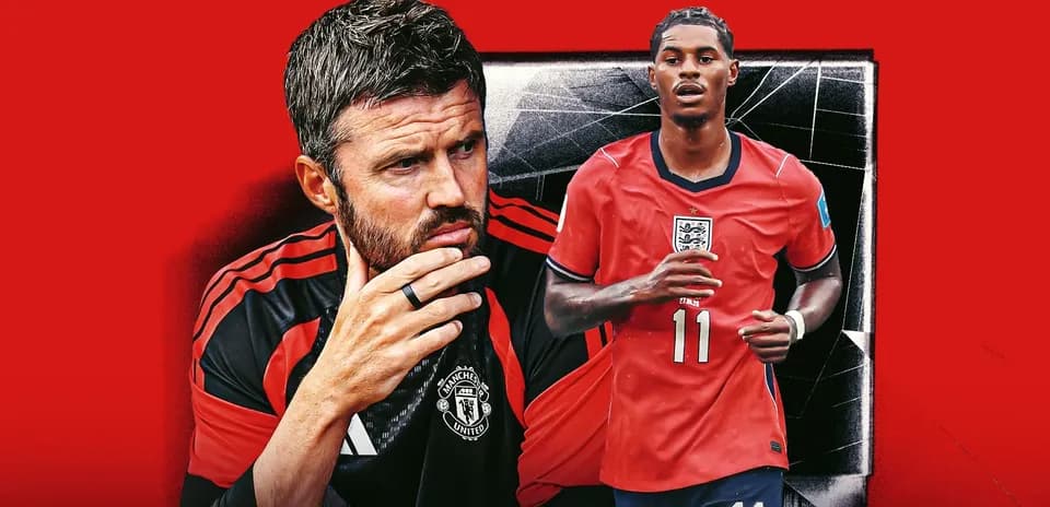Futbol murabbiyi va o'yinchi, qizil fon