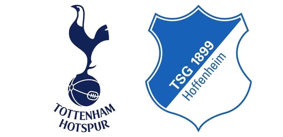 Tottenham Hotspur and TSG 1899 Hoffenheim logos