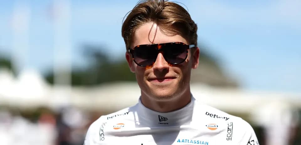 Yoshida Williams F1 team driver wearing sunglasses