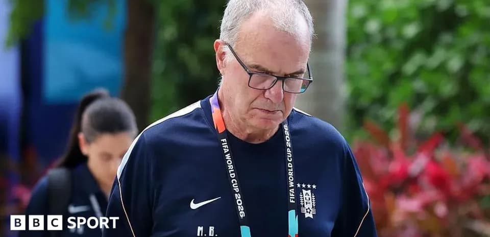 FIFA World Cup coach walking in training area