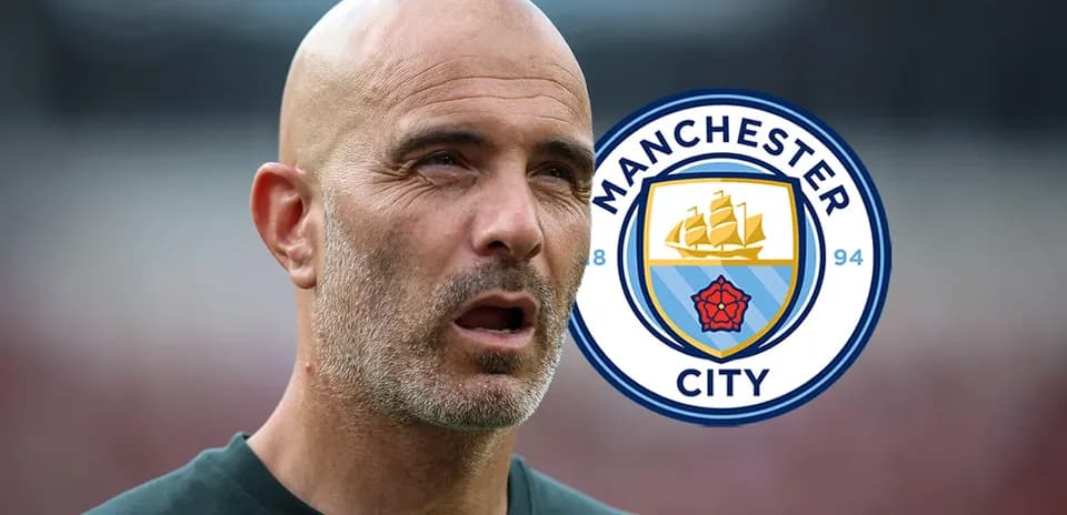 Trener Manchester City yuz ifodasi bilan
