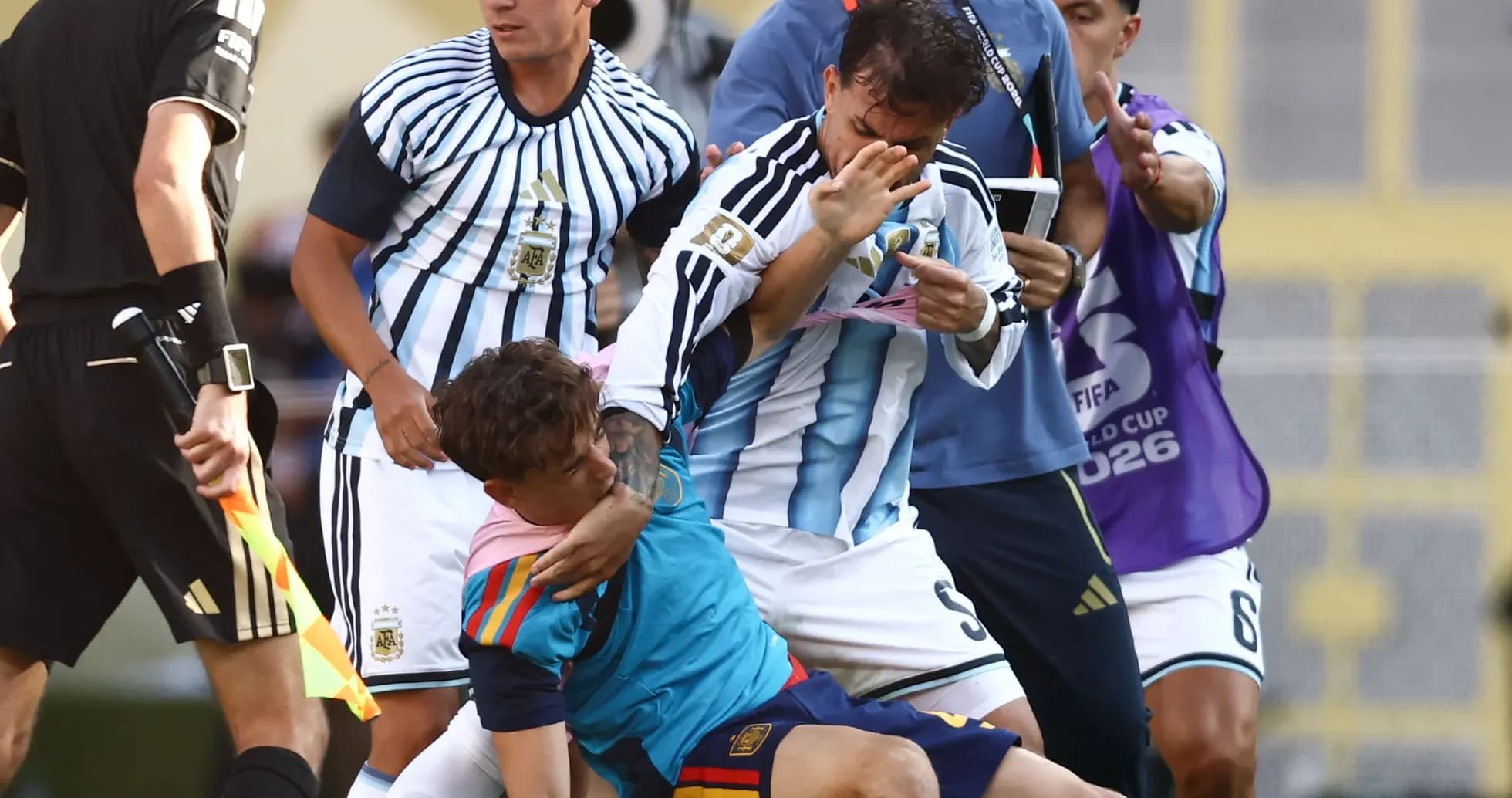 Players involved in altercation during match