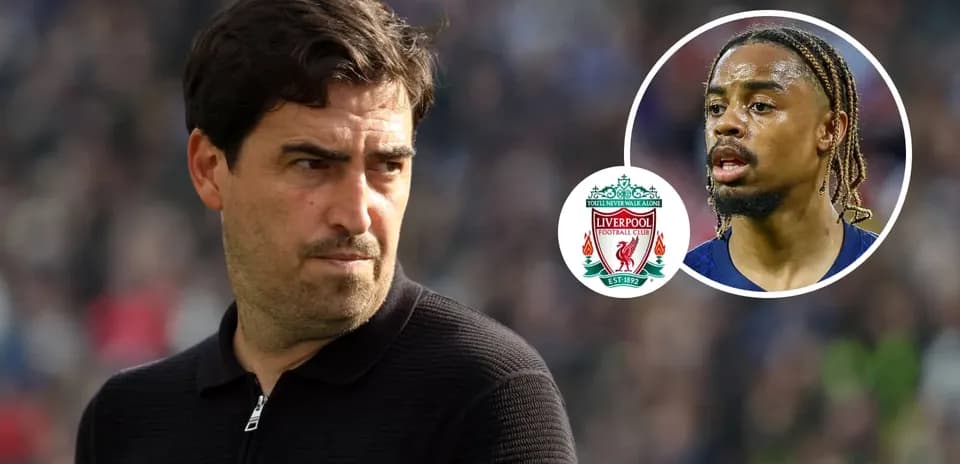 Football manager with Liverpool logo and player image