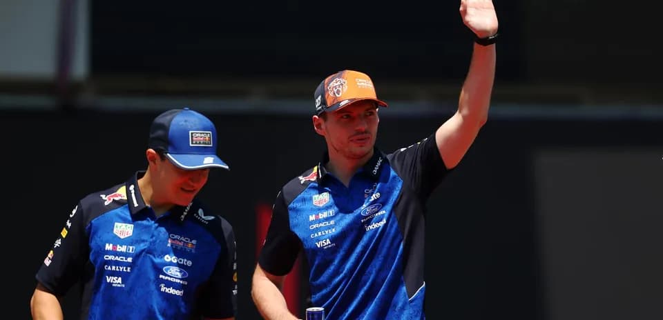 Formula 1 drivers greeting fans at event