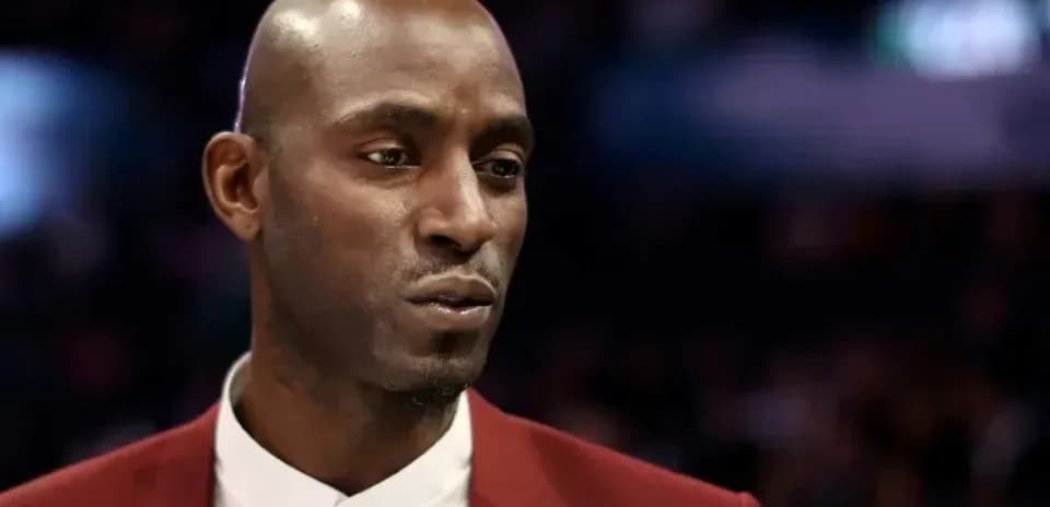 Basketball player speaking during an event