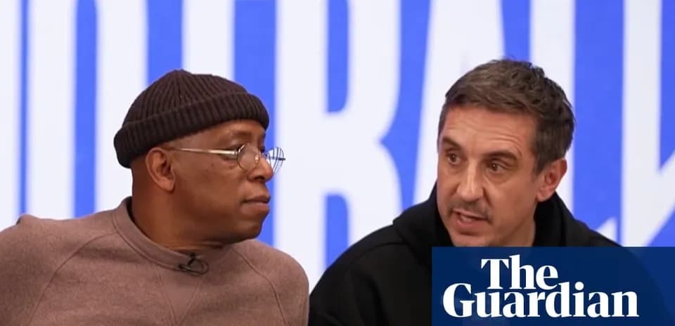 Two sports commentators discussing on a talk show