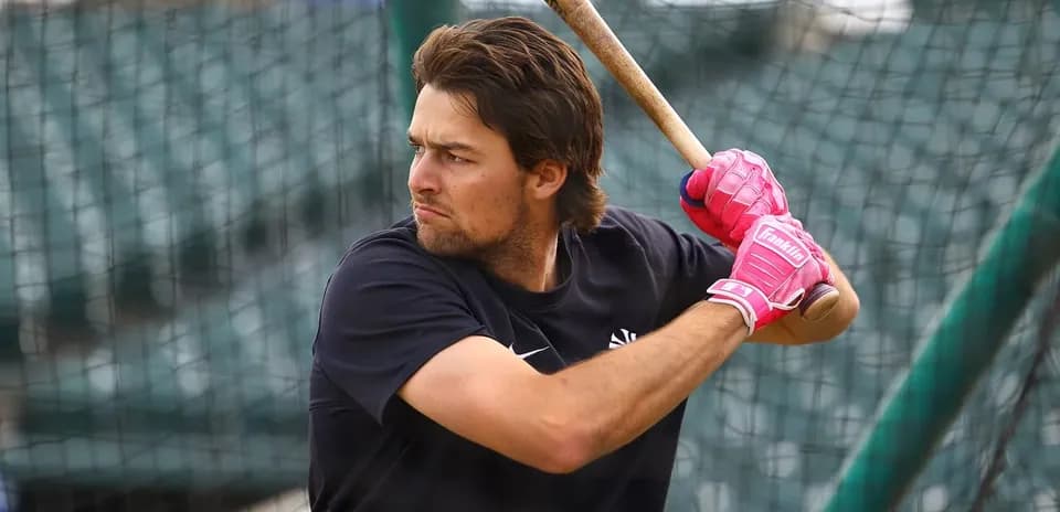 Batter preparing to swing in practice session