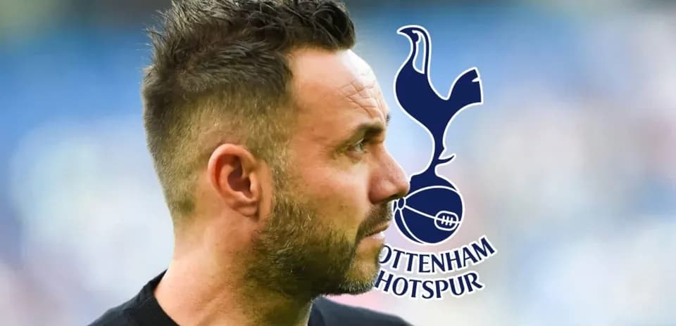 Man profile with Tottenham Hotspur logo in background