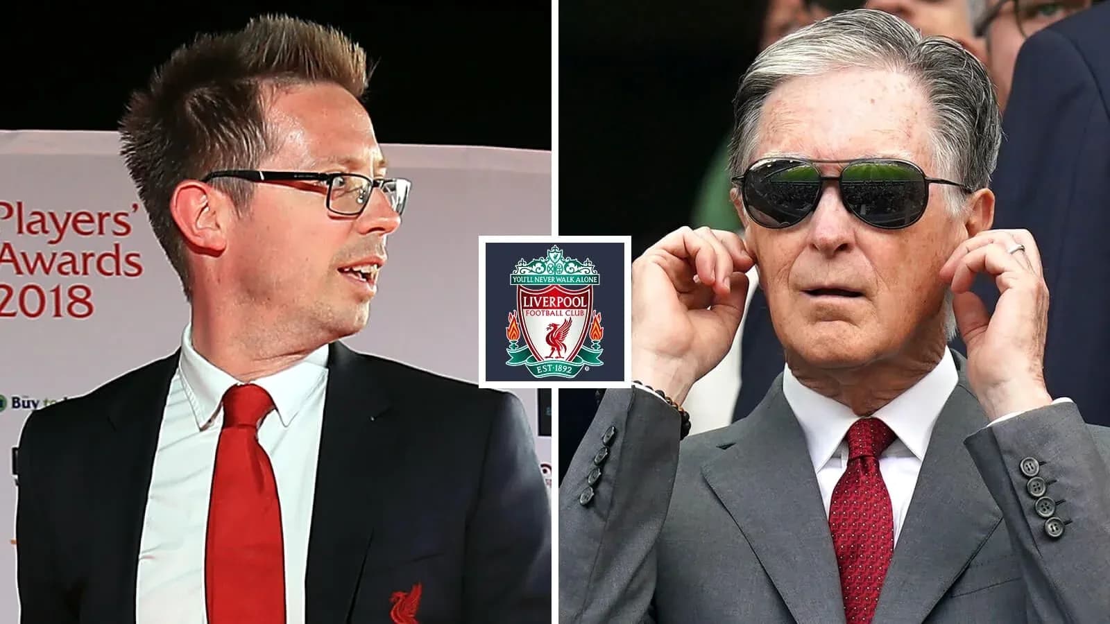 Two men at Liverpool Players' Awards event