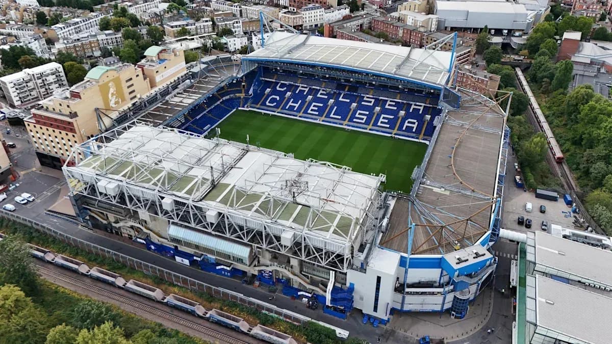 Stamford Bridge stadium, home of Chelsea FC