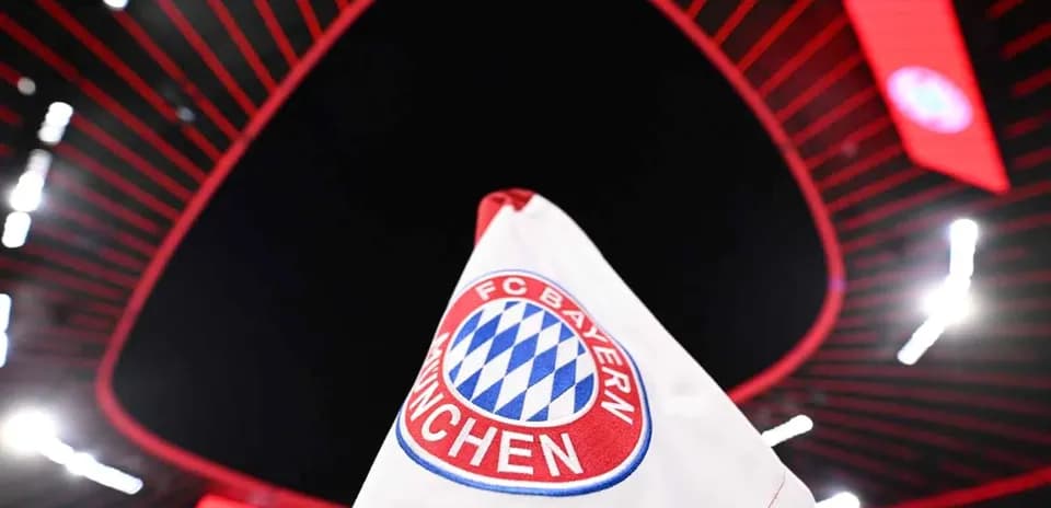 FC Bayern München flag inside stadium