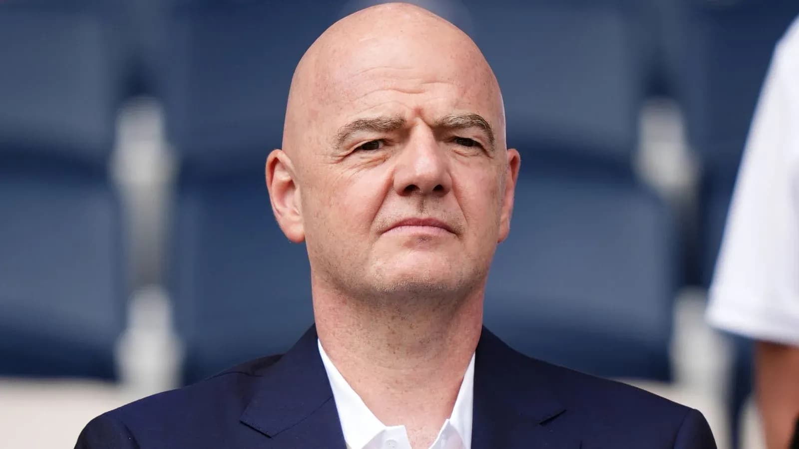 FIFA president seated during event