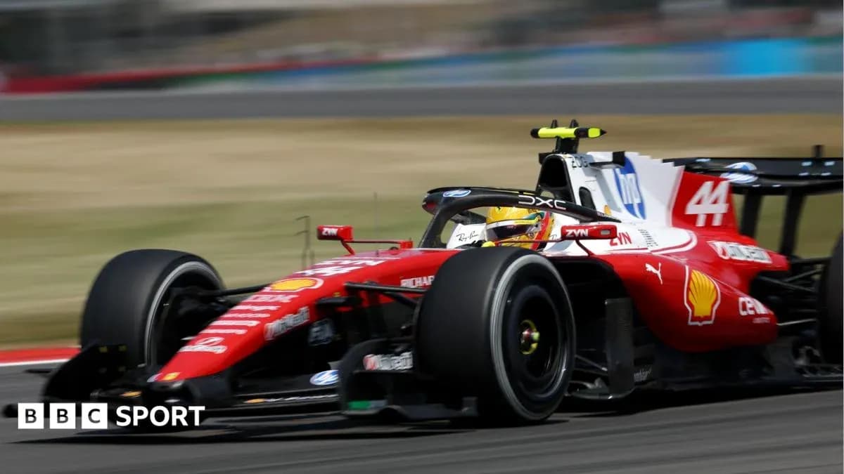 Formula 1 car racing on track during event