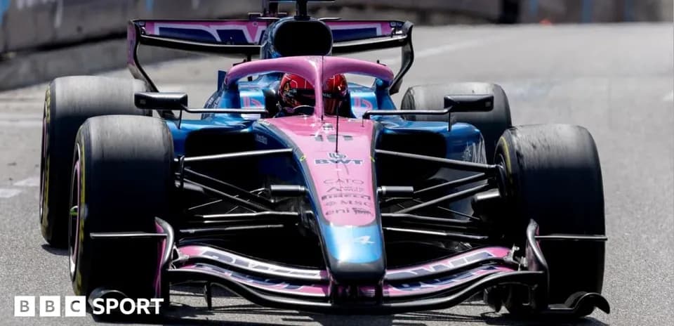 Formula 1 car racing on track during event