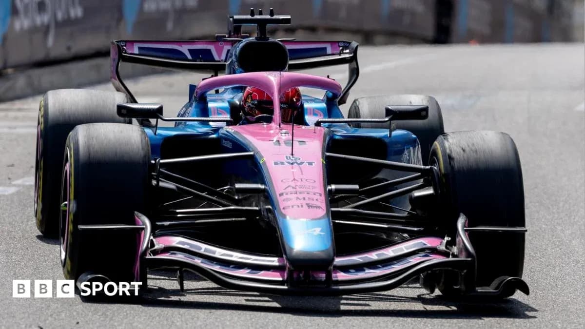 Formula 1 car racing on track during event