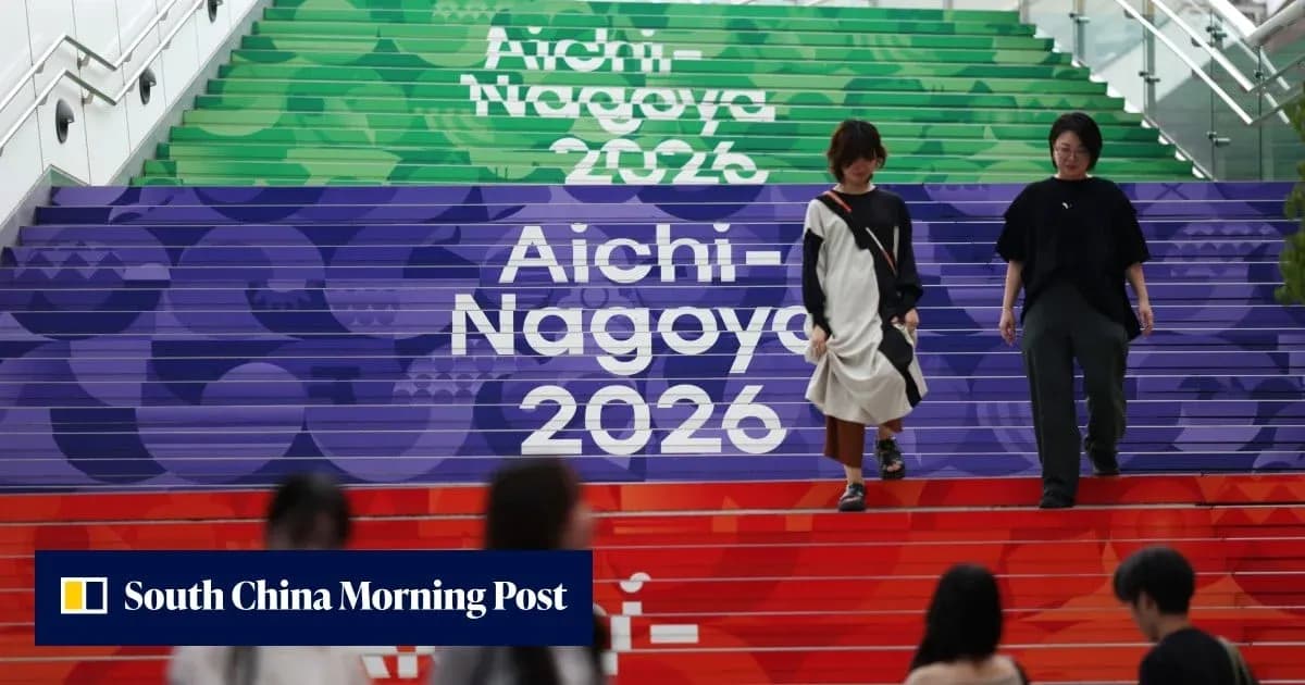 Ikkita odamning Aichi-Nagoya 2026 lozimi bilan zinapoyadan tushishi Ikkita odamning Aichi-Nagoya 2026 lozimi bilan zinapoyadan tushishi