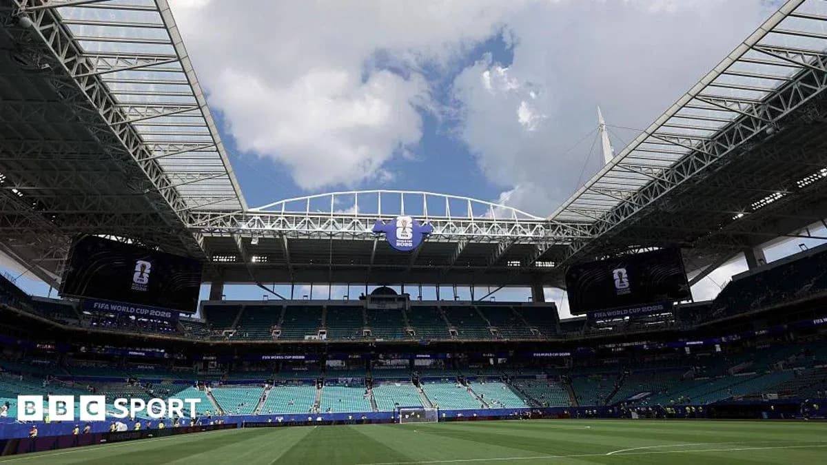 Stadium interior set up for FIFA World Cup 2026 Stadium interior set up for FIFA World Cup 2026