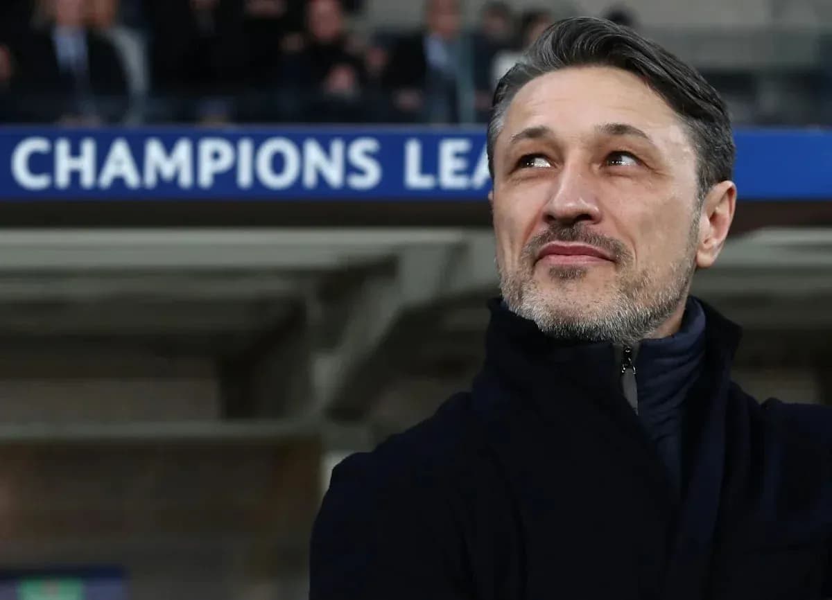 Coach observing match during Champions League event Coach observing match during Champions League event