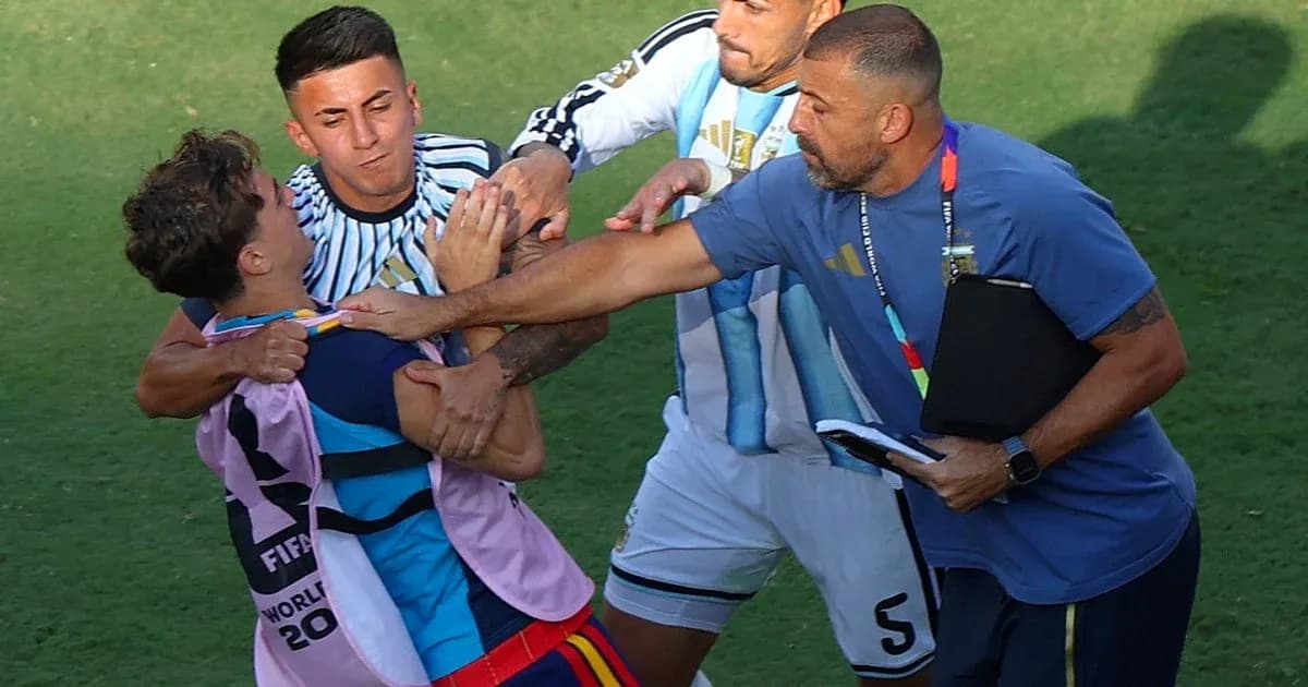 Players and staff involved in on-field confrontation Players and staff involved in on-field confrontation