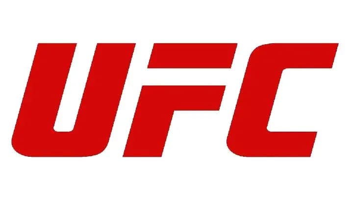 UFC logo in bold red letters UFC logo in bold red letters
