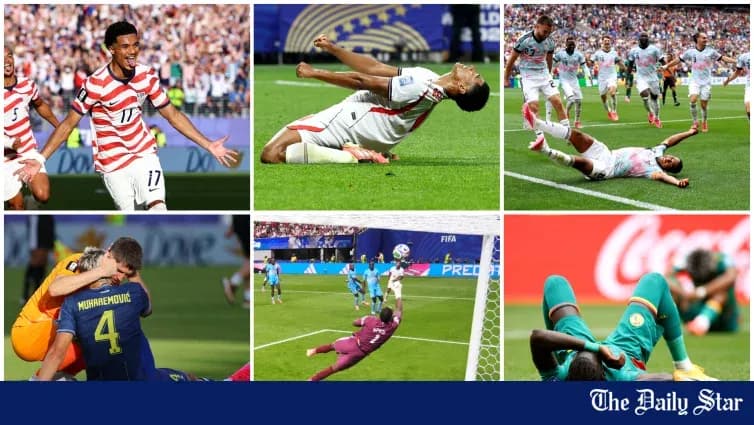 Various football action moments from recent matches Various football action moments from recent matches
