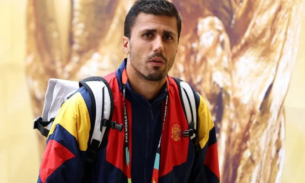 Athlete in colorful jacket with backpack at event Athlete in colorful jacket with backpack at event