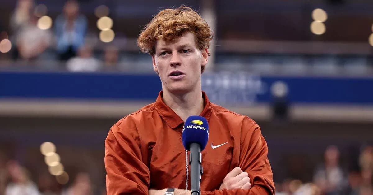 Tennis player speaking at press conference microphone Tennis player speaking at press conference microphone