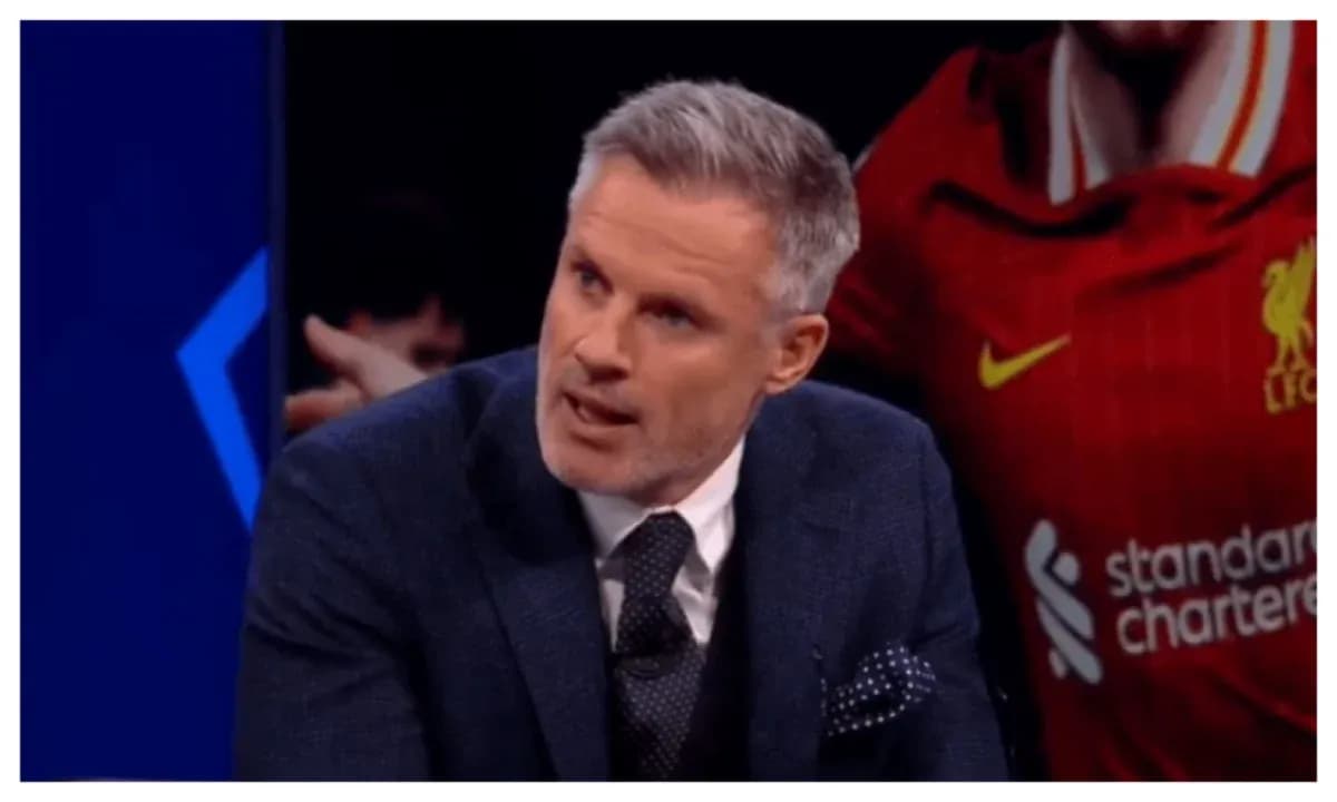 Analyst discussing football match on television set Analyst discussing football match on television set