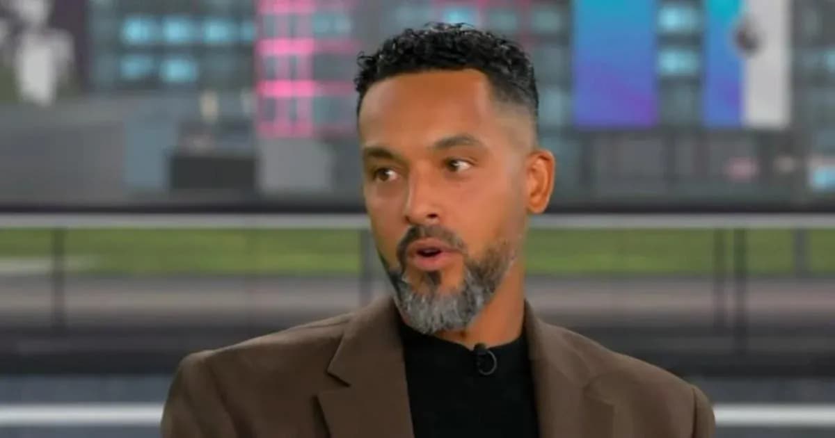 Analyst speaking during a sports discussion segment Analyst speaking during a sports discussion segment